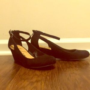 Women’s Miley Chop out wedges black